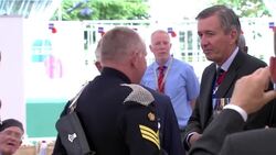 Britain's Prince Charles, Prince of Wales and Camilla, Duchess of Cornwall meet veterans News Clip