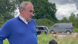 Sir Ed Davey condemns Nigel Farage's remarks on Ukraine as Lib Dems campaign on chicken farm in Lewes News Clip