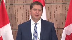 Andrew Scheer 'proud' of his leadership of the Conservatives News Clip