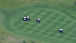 Golfers walking the Centurion course ahead of LIV Golf Invitational News Clip