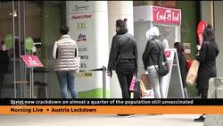 Austria imposes countrywide lockdown for unvaccinated people News Clip