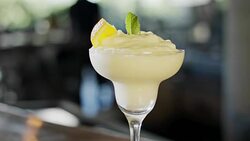 preparation of a cup of Margarita Stock Footage