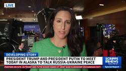 Trump, Putin shake hands ahead of high-stakes summit in Alaska News Clip
