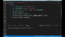 TypeScript for Beginners - String Functions Instructional Video