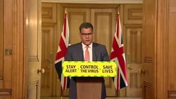 Alok Sharma speaks at daily press conference on Covid-19 from Downing Street News Clip