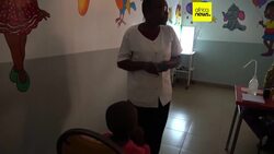 Burkina Faso's only eye doctor for children sees trauma of both play and conflict Instructional Video