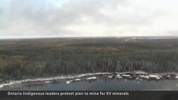 Thousands protest mining exploration on Indigenous land in Ontario News Clip