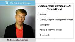 Characteristics Common to All Negotiations Instructional Video