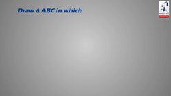 Drawing a triangle given the measures of two angles Instructional Video