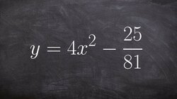 How to solve using the difference of two squares with fractions Instructional Video