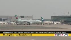 Airline appeals court decision ordering them to pay Ottawa man $15K for his displayed flights News Clip