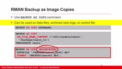 Oracle Database Administration from Zero to Hero - Performing RMAN Backups - Part II (3 of 3) Instructional Video