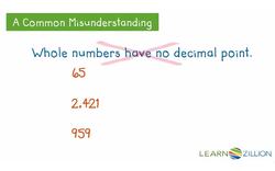 Subtracting Decimals Using the Standard Algorithm Instructional Video