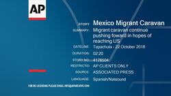 Migrant caravan continue pushing foward in hopes of reaching US Instructional Video