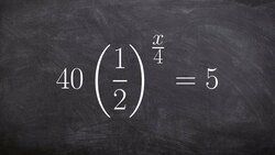 Solving exponential equations using the one to one property Instructional Video