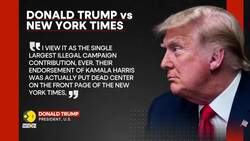 Trump Calls the New York Times 'Worst & Most Degenerate Newspaper' in History News Clip