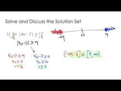 Absolute Value Inequalities Instructional Video