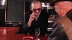 How to Get Wine into an Upside Down Glass as a Bar Trick Instructional Video