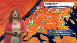 Sunny, warm and pleasant through the weekend for The Bronx News Clip