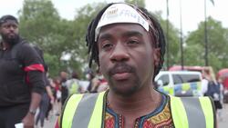 Black Lives Matter protesters gather in London's Hyde Park News Clip