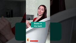 Pronounce 'Bath' vs 'Bathe' #shorts Instructional Video