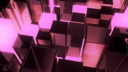 4K Unique Cubic Design. Stock Footage