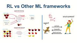 Reinforcement Learning and Deep RL Python Theory and Projects - RL Versus Other ML Frameworks Instructional Video