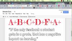 How to Create a Form and Grade it with the New Version of Flubaroo Instructional Video