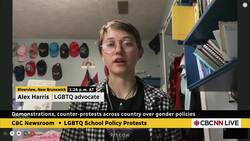 Protests over LGBTQ school policies 'scary,' says transgender student News Clip