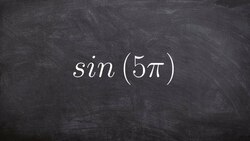 Evaluate for the trig identity Sine Instructional Video