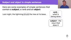 Subject and object Instructional Video