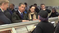 Nigel Farage and Annunziata Rees-Mogg go on walkabout in Lincoln News Clip