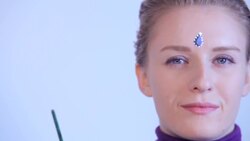 How to Paint an Arabian Crown with Face Paint Instructional Video