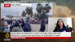 Gaza Health Minister says only 8 hospitals are operating & only partially in southern Gaza strip News Clip