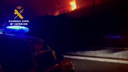 Lava from volcano in Spain engulfs homes, forest News Clip