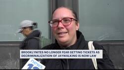Brooklyn residents weigh in on recent decriminalization of jaywalking News Clip