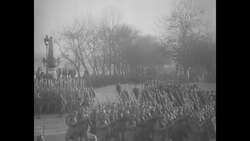Funeral of Andre Maginot, statesman for whom line of fortifications against Germany was named News Clip