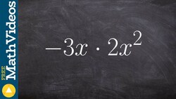 Multiplying two monomials using the product property of exponents Instructional Video