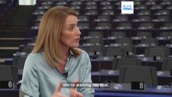 EU Parliament 'ready' for requests to lift MEPs' immunity in Russian influence probe, says Metsola News Clip