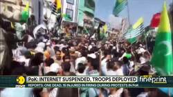 Pakistan: Massive Protest In Pakistan Occupied Kashmir PoK | Clashes Turn Ugly News Clip