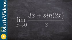 Evaluate the trigonometric limit using limit laws Instructional Video