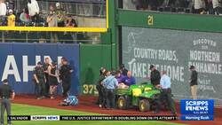 Fundraiser for injured Pirates fan surpasses $43,000 as he takes first steps News Clip