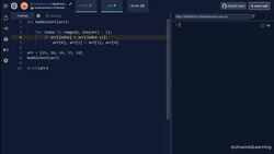 Data Structures and Algorithms The Complete Masterclass - Implementing Bubble Sort Instructional Video