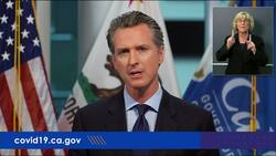 Newsom: new initiative aids health care workers News Clip
