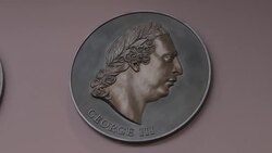 Engravings of past monarchs in Ascot News Clip