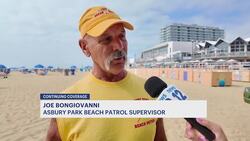 Officials warn beachgoers about dangers of rip currents following deaths in Belmar and Seaside Heights News Clip