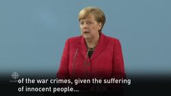 Merkel: 'The sole responsibility … lies with President Assad' News Clip