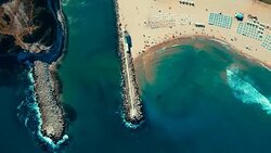 Aerial view of Ağva Stock Footage