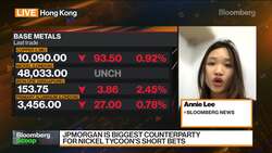 JPMorgan Is Biggest Counterparty for Nickel Tycoon's Short Bets News Clip