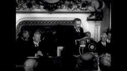 Hitler Avoids the Marginot Line in France Stock Footage